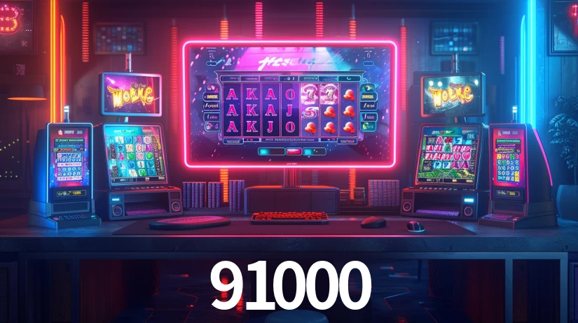 Sinta a adrenalina dos jogos de cassino com 91000